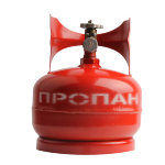 Газовый баллон 5л (г. Севастополь) с вентилем ВБ-2 - уменьшенное изображение